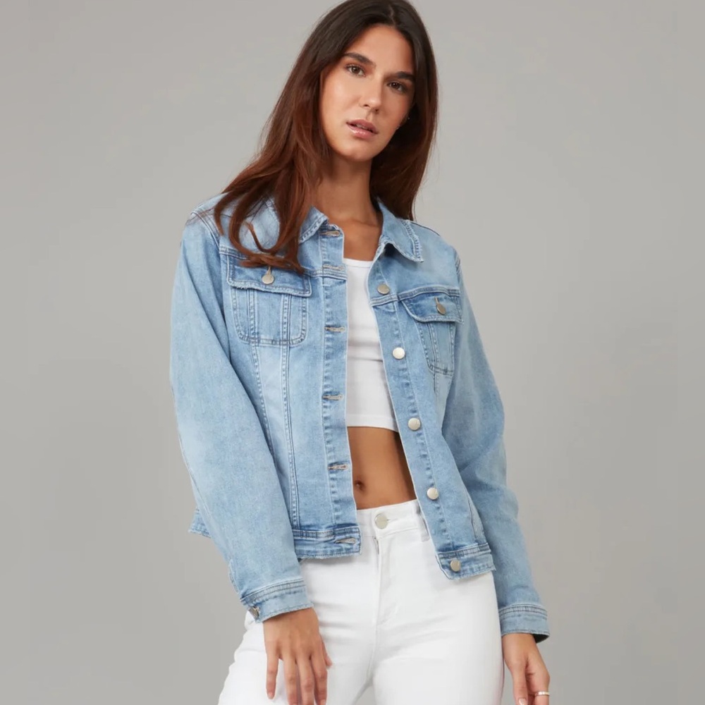 RW&CO Light Wash Denim Jacket